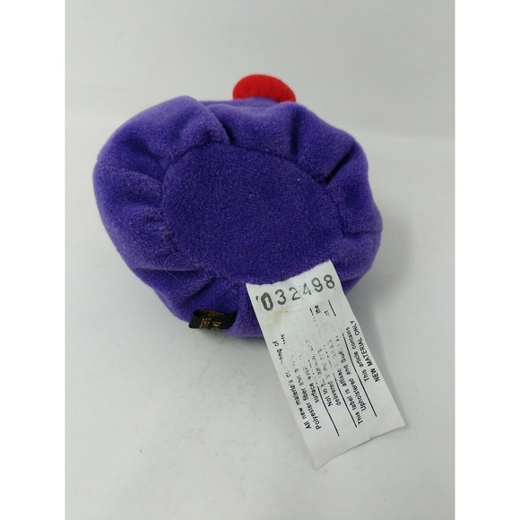 Silly Slammers Knuckles Design #2 Beanbag Purple Angry VTG 1998 90s Toy Not Work - Picture 5 of 9